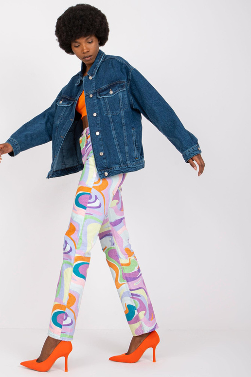 Tamsiai mėlyna oversized džinsinė...