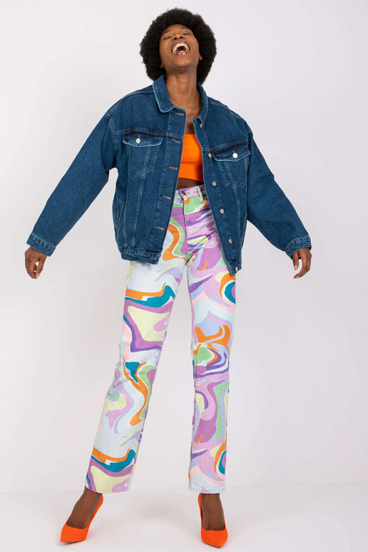 Tamsiai mėlyna oversized džinsinė...