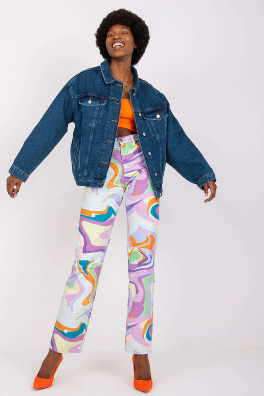 Tamsiai mėlyna oversized džinsinė...