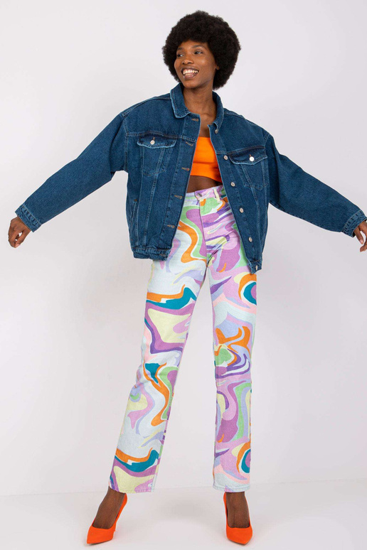 Tamsiai mėlyna oversized džinsinė...