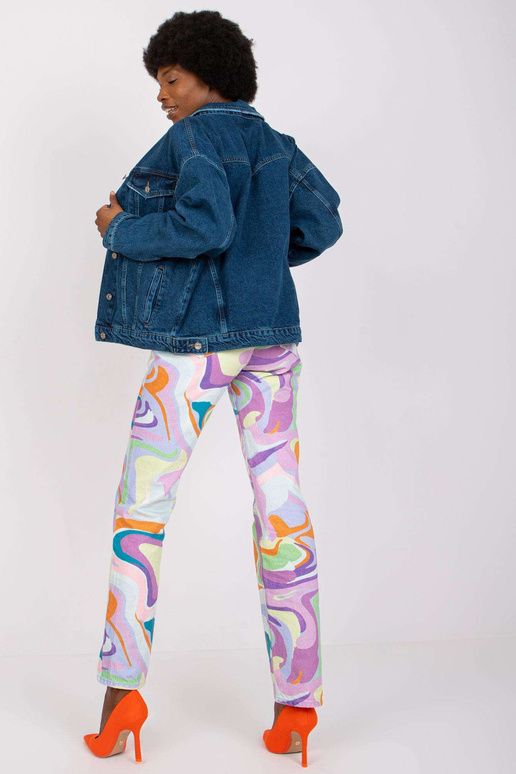 Tamsiai mėlyna oversized džinsinė...