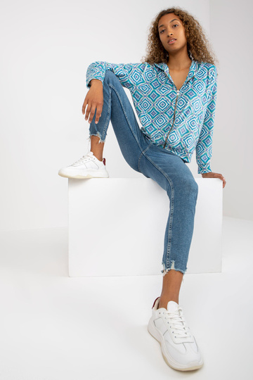 Šviesiai mėlynas veliūrinis...