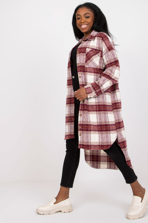 Bordo ir balti ilgi marškiniai vieno... Bordo ir balti ilgi marškiniai vieno...