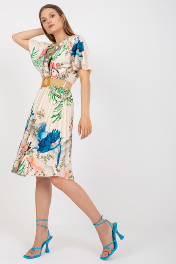 Smėlio spalvos midi suknelė...