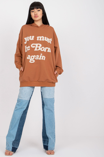 Šviesiai rudas oversize...