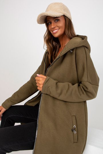 Chaki spalvos megztinis RUE...