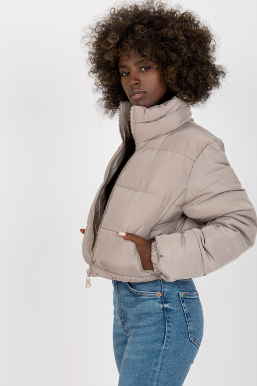 Šviesiai pilka dygsniuota žieminė...