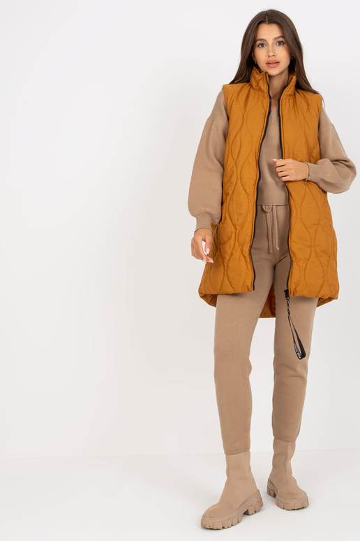 Šviesiai ruda dygsniuota moteriška...