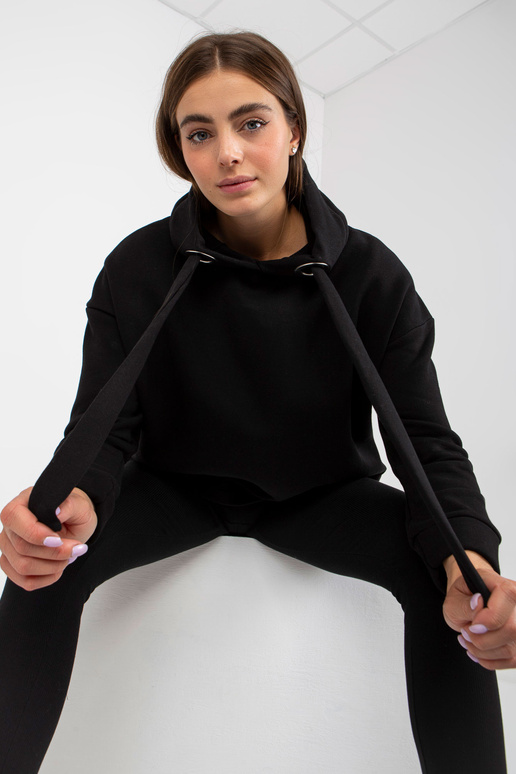 Juodas moteriškas megztinių...