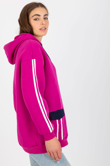 Fuksijos medvilninis džemperis 2