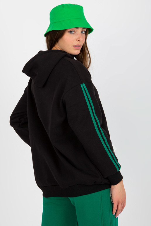 Juodi megztiniai su gobtuvu ir...