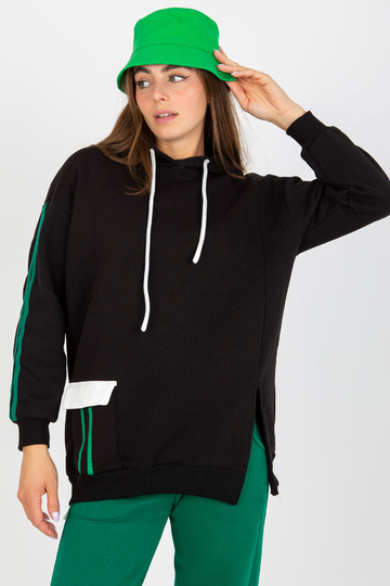 Juodi megztiniai su gobtuvu... 2