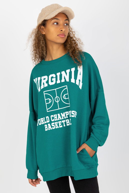 Laisvas jūrinis megztinis su raštu ir...