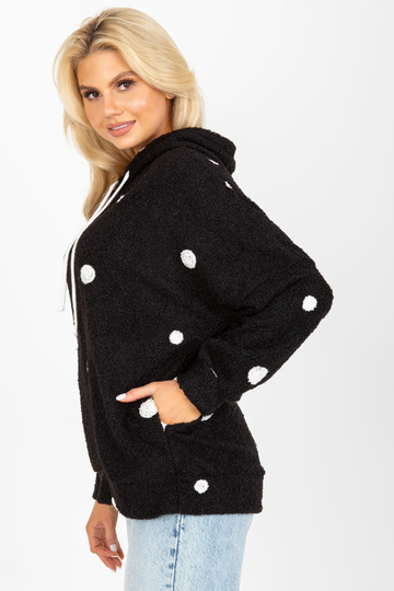 Juodas kailinis gobtuvas su... 2