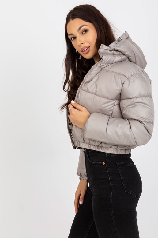 Beigefarbene doppelseitig gesteppte...