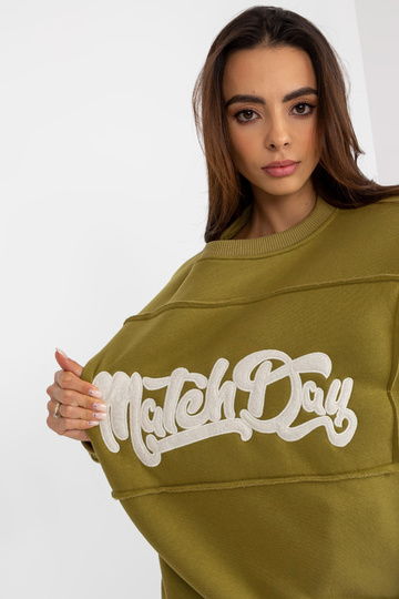 Olivgrünes Kapuzen...