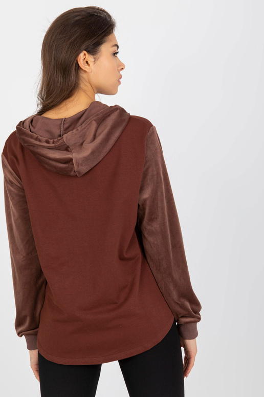 Rudas moteriškas megztinis su...