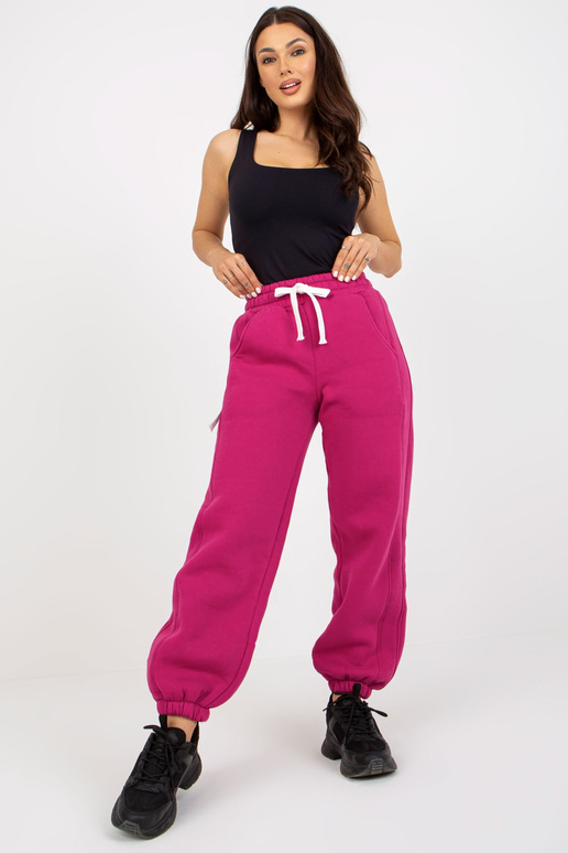 Šiltos bėgimo kelnės fuksijoje spalvos Šiltos bėgimo kelnės fuksijoje spalvos