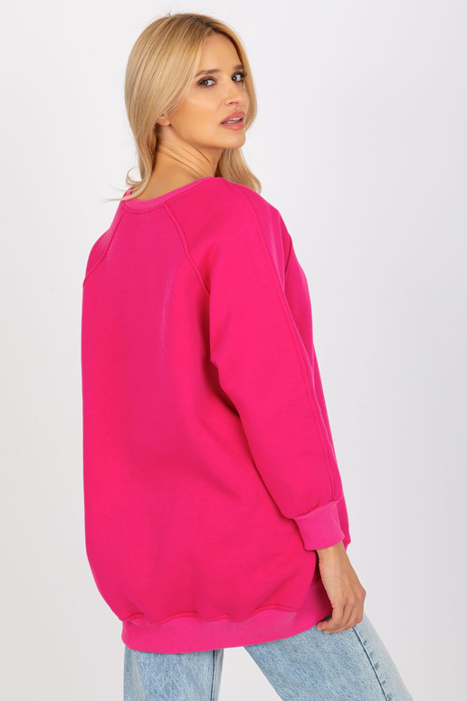 Fuksijos spalvos paprastas megztinis...