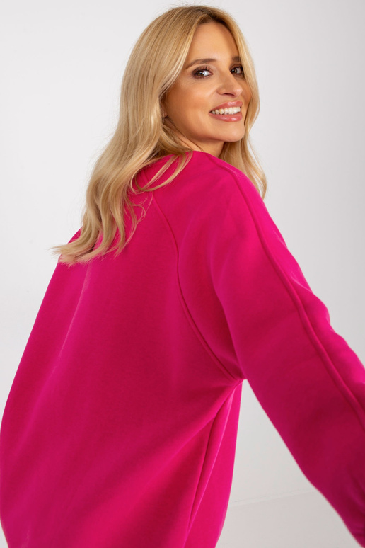 Fuksijos spalvos paprastas megztinis...