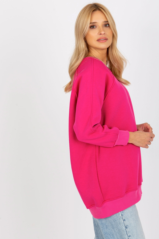 Fuksijos spalvos paprastas megztinis...