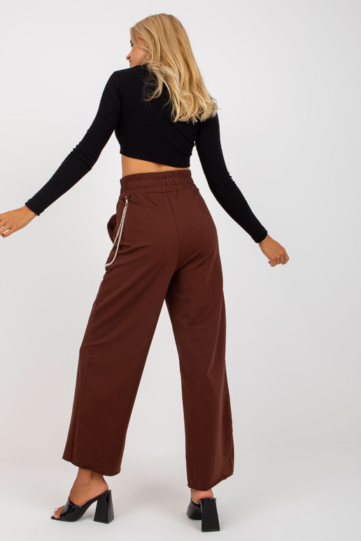 Tamsiai rudos plačios sportinės...