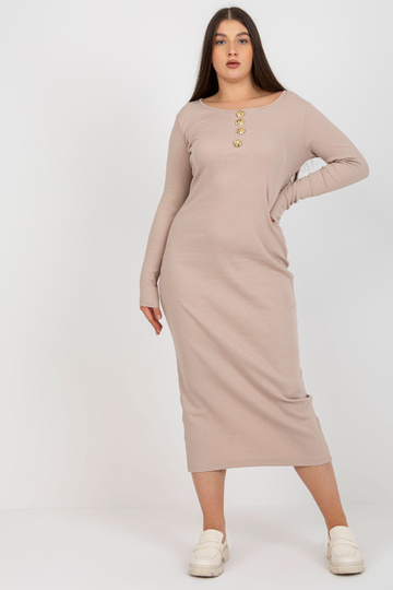 Smėlio spalvos briaunota...