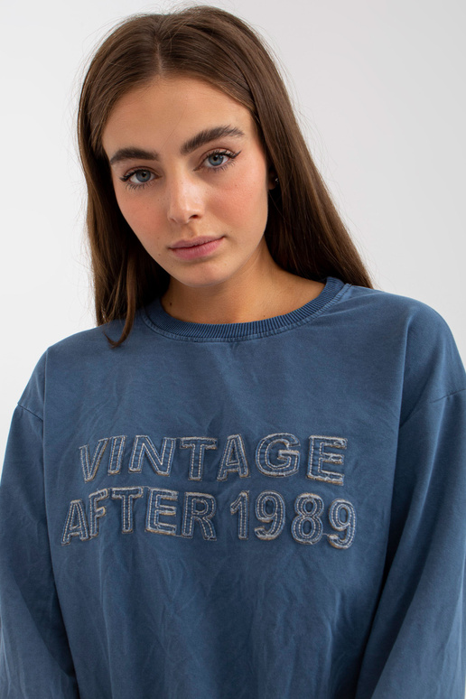 Tamsiai mėlynas laisvas laisvalaikio...