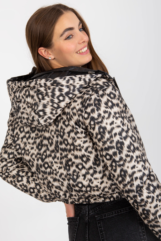 Juoda dvipusė trumpa dygsniuota...