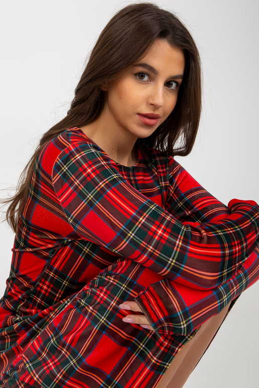 Sukienka-RP-SK-8219.86-czarno-czerwony Sukienka-RP-SK-8219.86-czarno-czerwony