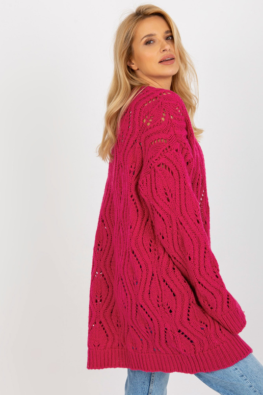 Kardigan-BA-SW-3021.00P-fuksjowy Kardigan-BA-SW-3021.00P-fuksjowy