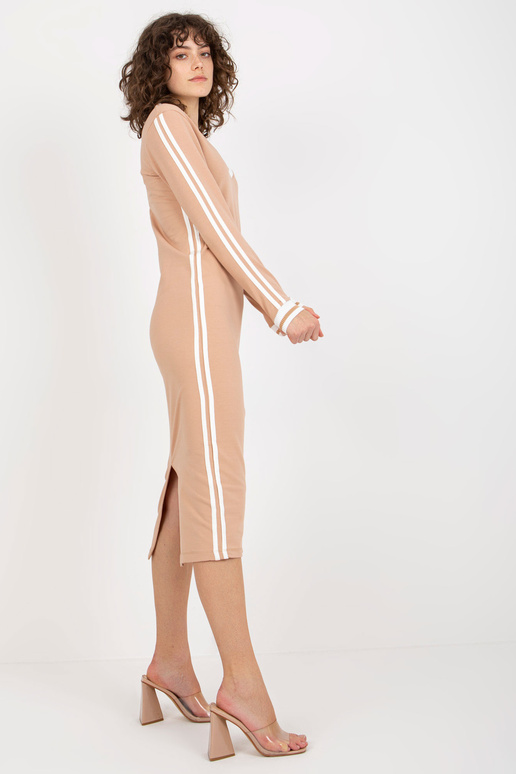 Camel midi džemperis su dryžiais Camel midi džemperis su dryžiais