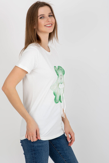 Ecru Green Cotton moteriški... 2