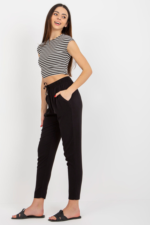 Juodos vasarinės kelnės iš viskozės... Juodos vasarinės kelnės iš viskozės...