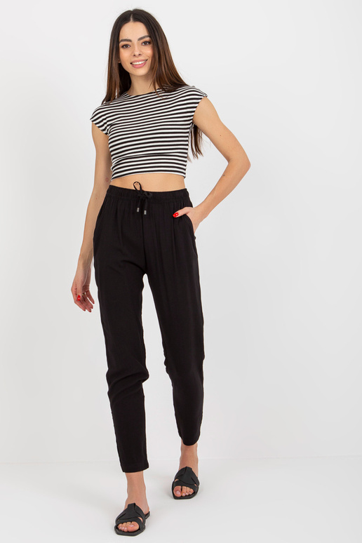 Juodos vasarinės kelnės iš viskozės... Juodos vasarinės kelnės iš viskozės...