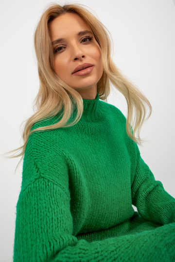 Žalia negabaritinė megzta... 2
