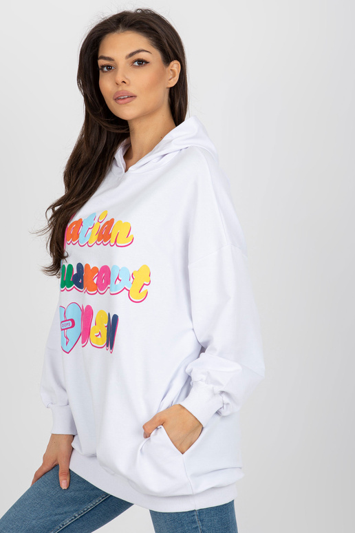 Baltas ilgas megztinis su oversized... Baltas ilgas megztinis su oversized...