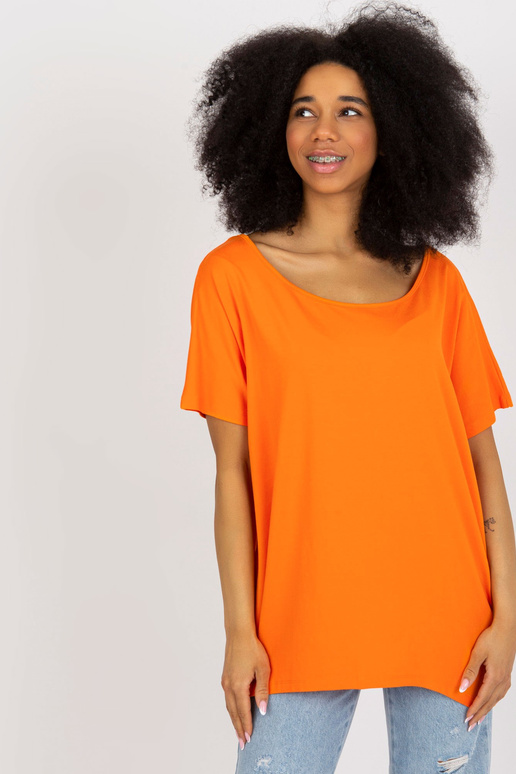 Oranžinė Viscose Basic palaidinė... Oranžinė Viscose Basic palaidinė...