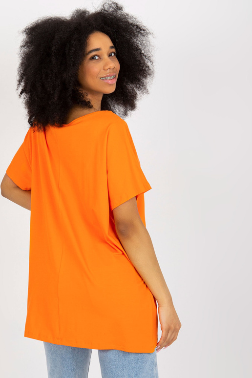 Oranžinė Viscose Basic palaidinė... Oranžinė Viscose Basic palaidinė...