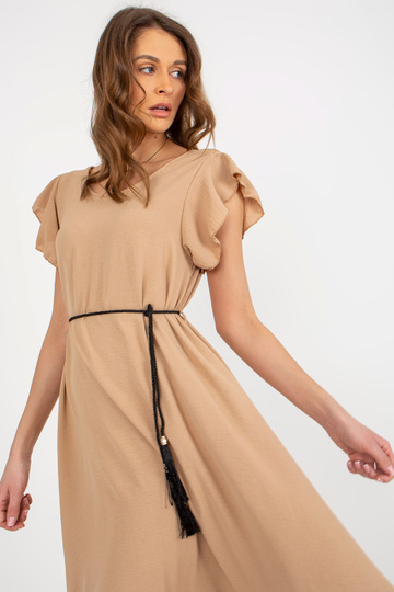 Camel oversize suknelė su...