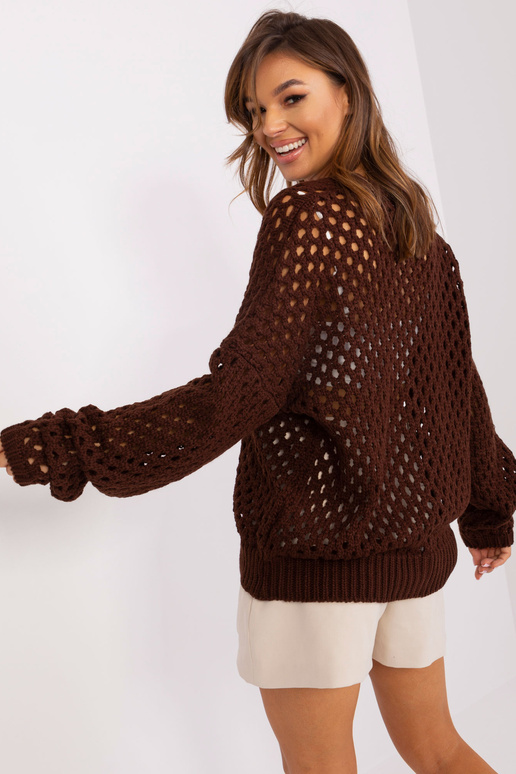 Megztinis-BA-SW-9009.26P-tamsiai rudas