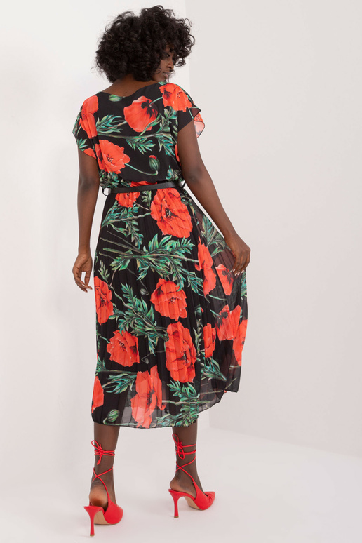 Suknelė-DHJ-SK-8839-2,89-juoda-raudona