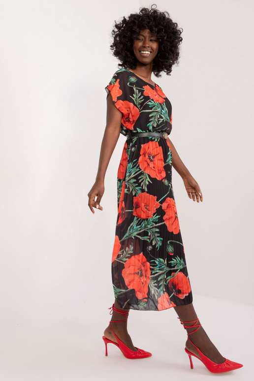 Suknelė-DHJ-SK-8839-2,89-juoda-raudona