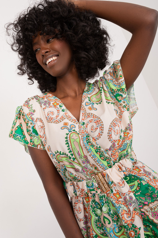 Suknelė-DHJ-SK-17259.57-žalia