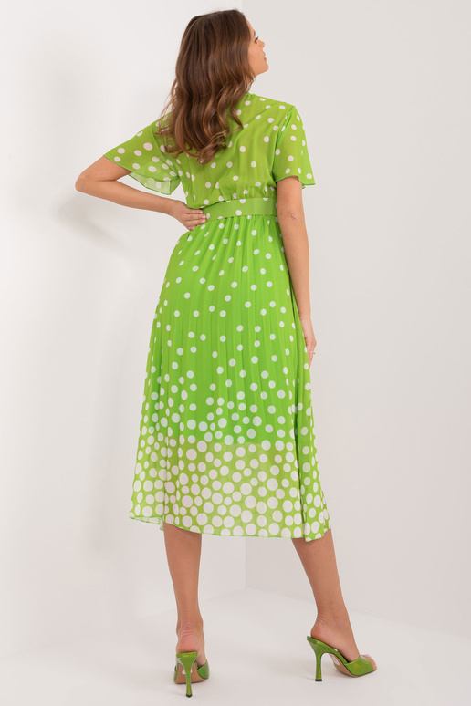 Suknelė-DHJ-SK-11331-6,39-šviesiai žalia