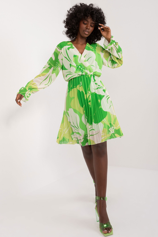 Suknelė-DHJ-SK-17116.27-šviesiai žalia