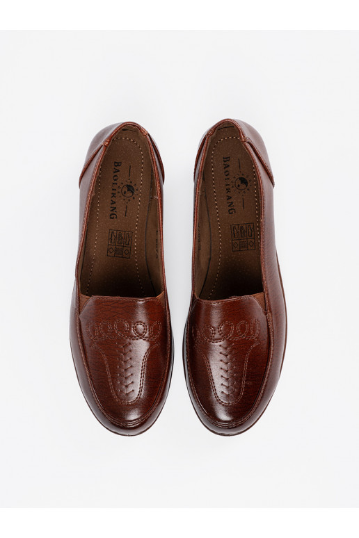 rudos spalvos  pusbačiai 