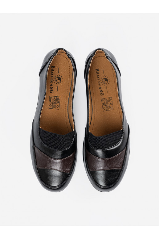 Juodos spalvos  moteriški pusbačiai Juodos spalvos  moteriški pusbačiai