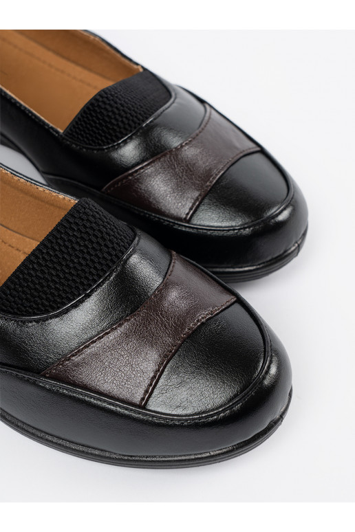 Juodos spalvos  moteriški pusbačiai Juodos spalvos  moteriški pusbačiai