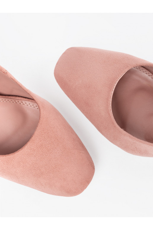 zomšiniai bateliai su kulniukais